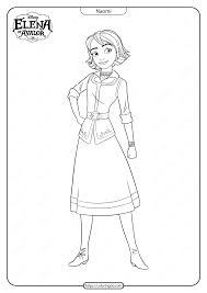 It is of course for them that they will be very happy if they can use their spare time to color it. Printable Elena Of Avalor Naomi Coloring Pages Disney Princess Coloring Pages Disney Character Drawings Princess Coloring Pages