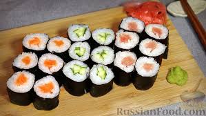 как сделать рисовый уксус для суши в домашних условиях Recept Maki Sushi Rolly Costav Ris Kruglyj Ogurcy Svezhie Tunec Svezhij Losos Svezhij Vodorosli Nori Uksus Risovyj Sahar Idei Dlya Blyud Sushi Rolly Rolly