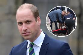 Blushing' Prince William Gets Rockstar Welcome in Viral Video