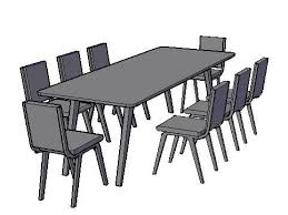 From modern and contemporary sets to a rustic feel or traditional formal tables and chairs, we offer the opportunity to. Set Of Dining Room With Chairs 3d Dwg Model For Autocad Designs Cad