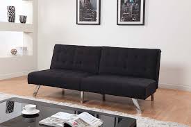 Amazon Com Home Life Linen With Split Back Adjustable Klik Klak Sofa Futon Bed Sleeper Convertible Quality 77 Wide Black Kitchen Dining Futonmattresssli
