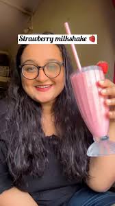 Valentines special🥰, Follow @ishas_food_voyage for more! ,  #strawberrymilkshake #strawberry #strawberrys #milkshake #valentines  #valentinesday #easyrecipeideas #easyrecepies #dessert #valentinesideas ...
