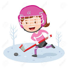 Hockey images i 21 full pages of ice skating images! Ice Hockey Girl Cartoon