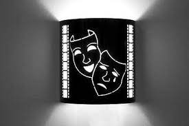 With home theater wall lights, you and your guests will be able to see where you are going, even if you have to get up in the middle of a movie. Various Home Theater Sconce Wall Lighting Cinema Movie Style Wall Sconces Home Theatre Sconce Design Images Usa Laser Cut New Masks Amazon Com