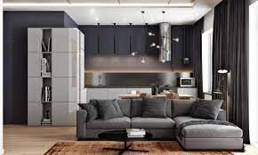 Nice 46 Masculine Apartment Decorating Ideas For Men More At Https Decoomo Com 2018 05 06 46 Masculine Apa Grey Home Decor Brown Living Room Apartment Decor