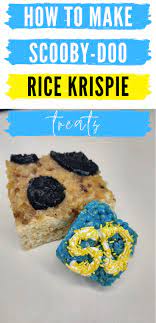 Scooby Doo Rice Krispie Treats How To Make Rice Crispy Treats Recipe Rice Krispies Rice Krispie Treats Rice Crispy Treats