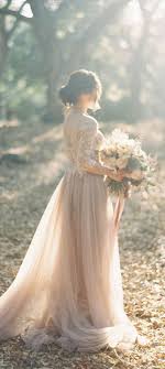 The top is decorated with crystals. Beige Lace Wedding Dress Off 65 Www Daralnahda Com