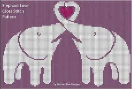 This is an adorable elephant cross stitch pattern of a baby elephant holding onto his mama elephant's tail. 110 Elephant Cross Stitch Ideas