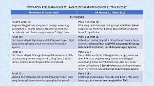 9 bulan terjebak di bandara. Tata Cara Pemberian Cuti Pns Pp 11 2017 Peraturan Bkn 24 2017 Ppt Download