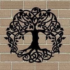 Metal Tree Of Life Wall Hanging Sign Plaque For Indoor Or Outdoor Use Metal Tree Wall Art Metal Tree Metal Wall Hangings