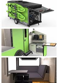 Vast Modular Camping Trailer With Kayaks Camping Trailer Diy Camper Trailer Off Road Camper Trailer