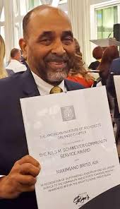 Done Deals: Rhodes+Brito Co-Founder Maximiano (Max) Brito Honored with  AIA's Nils M. Schweizer Award