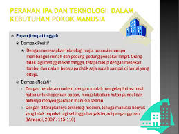 · kajian sains dan teknologi dalam islam adalah didorong oleh kepentingan dalam pelaksanaan syariat islam. Ibd Iad Isd Peranan Ipa Dan Teknologi Dalam Kehidupan Manusia Ppt Download