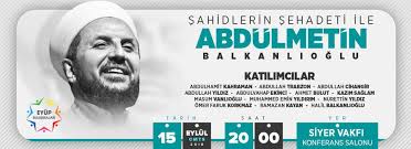 Abdulmetin Hoca Icin Anma Programi Medeniyet Vakfi Hosgeldiniz