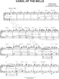Instrumental solo in c minor. Traditional Ukranian Carol Of The Bells Sheet Music Piano Solo In F Minor Transposable Download Print Sku Mn0060247
