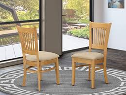 Oak amish kitchen dining chairs. Amazon Com East West Furniture Vac Oak C Wonderful Padded Parson Chair Linen Fabric Seat And Oak Hardwood Kitchen Dining Chair Set Of 2 Furniture Decor