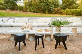 Several homeowners before us installed rounded landscape timbers and pea gravel to stop the inflow of the landscapers installed the pavers and steps down to the patio. Inspiring Small Patio Ideas 50 Gorgeous Patio Designs