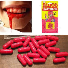 3 Pieces Boite Faux Sang Pilule Vampire Capsule Horreur Drole Halloween Faux Sang Pilule Capsule Halloween Avril Imbeciles Jour Blague Blague Jouet Aliexpress