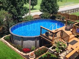 Pin By M Darwish On Above Ground Pool Ideas In 2020 Best Above Ground Pool Swimming Pool Landscaping Pool Decks