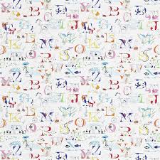 Choose from same day delivery,. Alphabet Zoo Rainbow Brights By Sanderson Made To Measure Roman Blind 223910 Britannia Rose