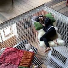 This Would Be A Perfect Addition To The Playroom Loft I Want To Build Hammock Netting Decor Indoor Hammock