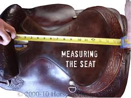 sizing a seat for a western saddle seat material is