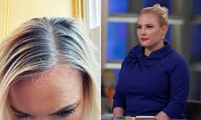 We have a great relationship.. Meghan Mccain Shows Off Her Gray Roots In Candid Instagram Selfie Daily Mail Online