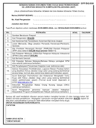 Senarai nama akan dipaparkan di portal spp secara berperingkat. Senarai Semak Dokumen Temu Duga Bagi Permohonan Ke Jawatan Akp