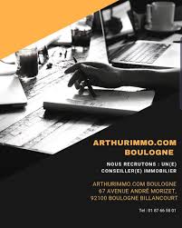 Offre D Emploi Arthurimmo Boulogne Billancourt Boulogne Billancourt Immobilier Agent Immobilier