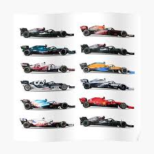Pick up helmet, put on your driving gloves and celebrate with #f12021game's launch trailer.jump into the thrilling. F1 Alle Autos 2021 Poster Von Thef1racing Redbubble