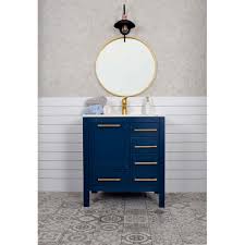 So many shades of blue! Grove 30 Inch Navy Blue Bathroom Vanity