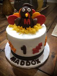 Cake creations by trish thanksgiving birthday cake bo. First Birthday Cake For Little Boy Born On Thanksgiving 2018 Cakedecorating