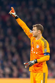 Goalkeeper Manuel Neuer Of Bayern Muenchen Gestures During The Uefa Bayern Munchen Bayern Manuel Neuer