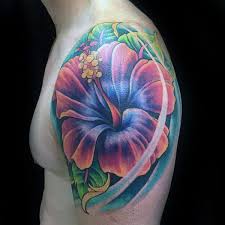 Because hawaiian flower differs of beauty, sophistication. 80 Hibiscus Tattoo Designs For Men Flower Ink Ideas