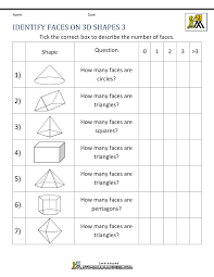 Learn more about shapes by creating a 3 d paper model. 3d Shapes Worksheets 2nd Grade