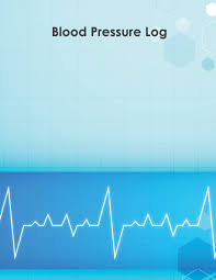 Blood Pressure Log 53 Weeks Of Daily Readings With Chart