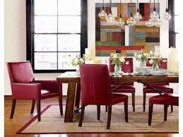 Red Leather Dining Room Chairs Dining Room Chairs Modern Dining Room Furniture Sets Contemporary Dining Room Furniture