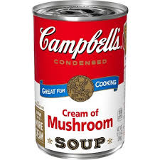 The mushrooms are simmered in the broth for 20 minutes, and then a roux is added along with milk or cream. Campbell S Condensed Cream Of Mushroom Soup 10 5oz Target