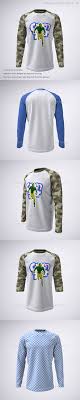 Long Sleeve Raglan Or Baseball T Shirt Mock Up Clothing Logo Fashion Logo Design Shirt Mockup