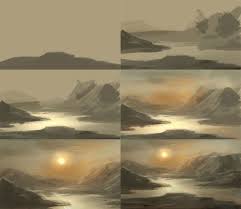 In this 52 minute tutorial aaron takes you through his latest set of custom photoshop brushes. Digital Painting Tutorial Basic For Water Landscape Landscape Painting Tutorial Digital Painting Digital Painting Tutorials