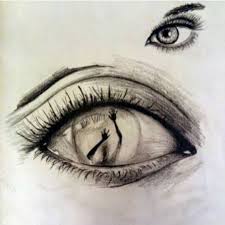 This Is An Amazing Sketch Of How This Woman Feel Trapped From The Inside Disegno Occhi Disegno Degli Occhi Disegno Del Viso
