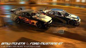 Nfs Most Wanted Bmw M3 Gtr And Ford Mustang Gt By No0bplayer In 2021 Ford Mustang Gt Bmw M3 Ford Mustang