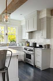 Combination Of Quartz Shiplap And Tile Backsplash Kitchen Remodel Small Modern Farmhouse Kitchens Farmhouse Kitchen Design