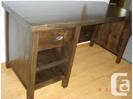 These desks are handmade from the finest hand selected wood. New Custom Rustic Mission Poplar Knotty Pine Desk For Sale In Calgary Alberta Classifieds Canadianlisted Com