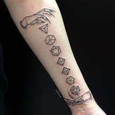 Manni K On Instagram Super Fun Dungeons And Dragons Piece I Did For Tims First Tattoo Great End To An Awe Tattoos Tattoo Models Dragon Tattoo Designs