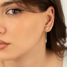 Dragonfly Hoop Silver Earrings