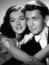 Jimmy and Rosalind Russell met doing a radio play in the late 1930s. They  remained close friends for life. See them together in 1940's NO TIME FOR  COMEDY this weekend at The