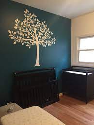 Beginning Stages Of Our Nursery Color Benjamin Moore Jade Garden For The Accent Wall Nursery Colors Accent Wall Interior Decorating