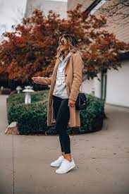 The White Sneaker That Everyone Can And Should Wear This Fall Cella Jane Outfit Inspo Fall Winter Fashion Outfits Fall Fashion Outfits
