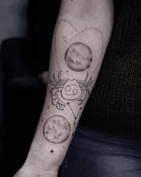 Also, they symbolize traits like egoism and short temper. Cancer Constellation Tattoo On Inner Forearm By Tati Bombardelli